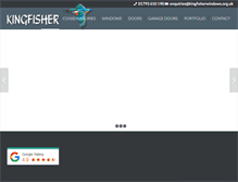 Tablet Screenshot of kingfisherwindows.org.uk